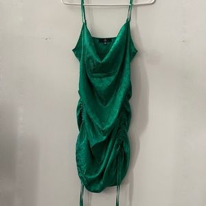 Green dress with adjustable straps in size 6